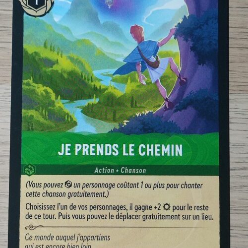 Je prends le chemin