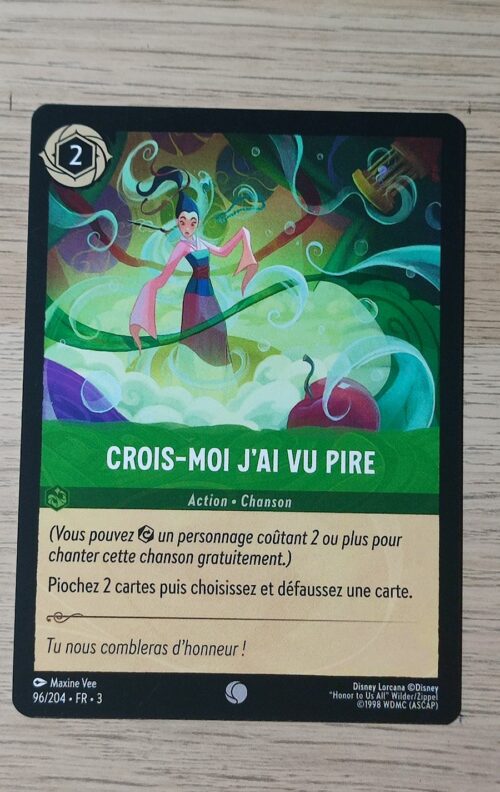 Crois-moi j’a vu pire