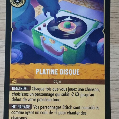Platine disque