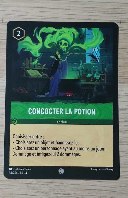 Concocter la potion
