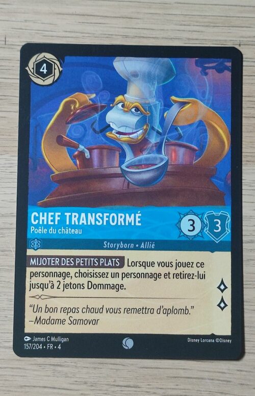 Chef transformé