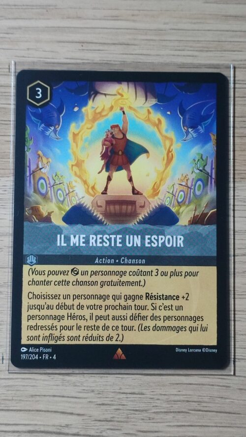 Il me reste un espoir