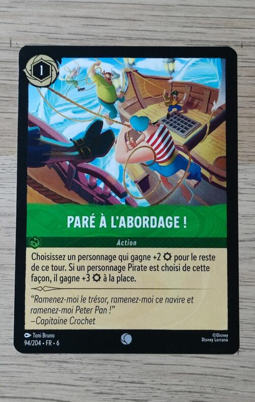 Paré à l'abordage !