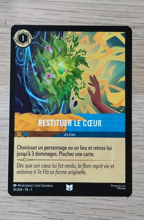 Restituer le coeur