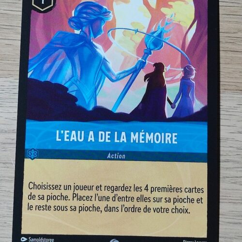 L’eau à de la mémoire