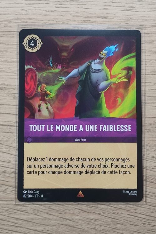 Tout le monde a une faiblesse