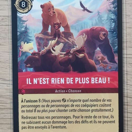 Il n’est rien de plus beau !