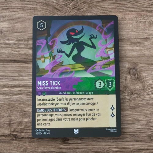 Miss Tick – Sous forme d’ombre