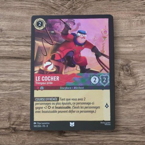 Le Cocher – Trompeur avide