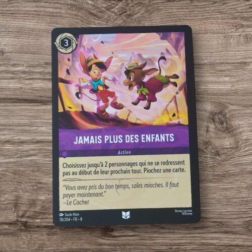 Jamais plus des enfants