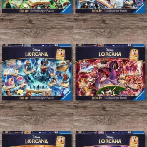 6 Puzzles LORCANA 1000P + 1 carte promo * PRECOMMANDE