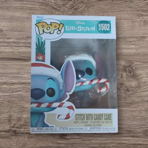 Funko Pop Disney Lilo & Stitch : Stitch avec canne en sucre d’orge (Stitch with candy cane) [1502]